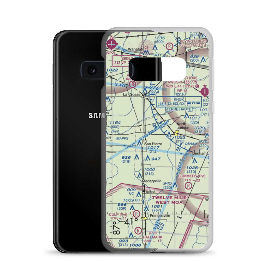 Crawford Field (II90) VFR Sectional Samsung Case Samsung Galaxy S10e model shown