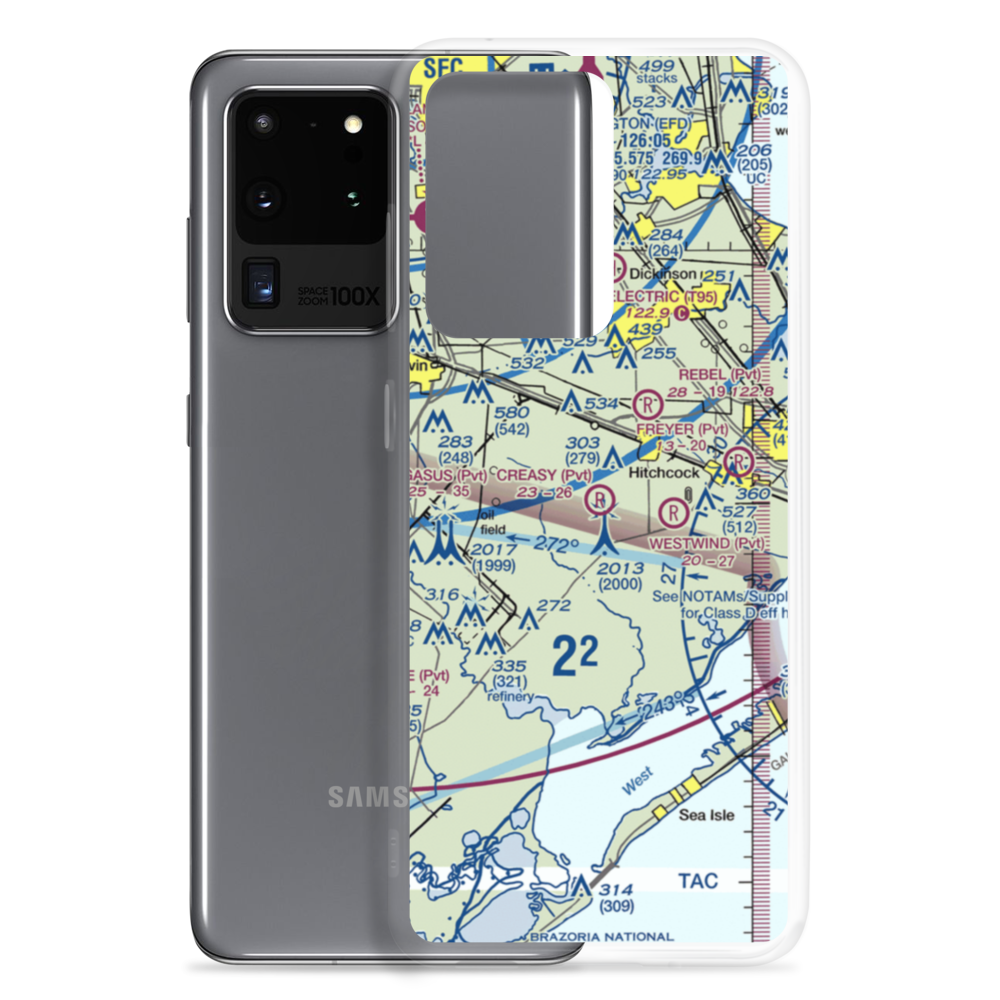 Creasy Airport (5TA5) VFR Sectional Samsung Case Samsung Galaxy S20 Ultra model shown