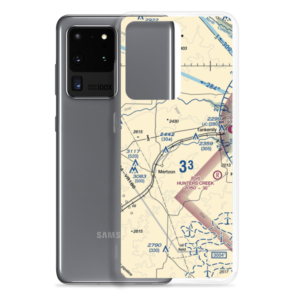 Creekside Airport (03XS) VFR Sectional Samsung Case Samsung Galaxy S20 Ultra model shown