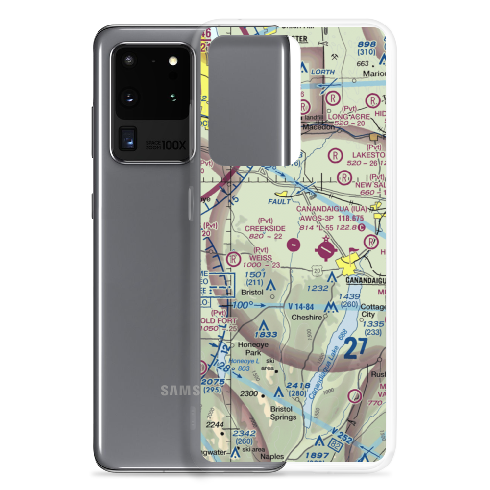 Creekside Airport (D67) VFR Sectional Samsung Case Samsung Galaxy S20 Ultra model shown