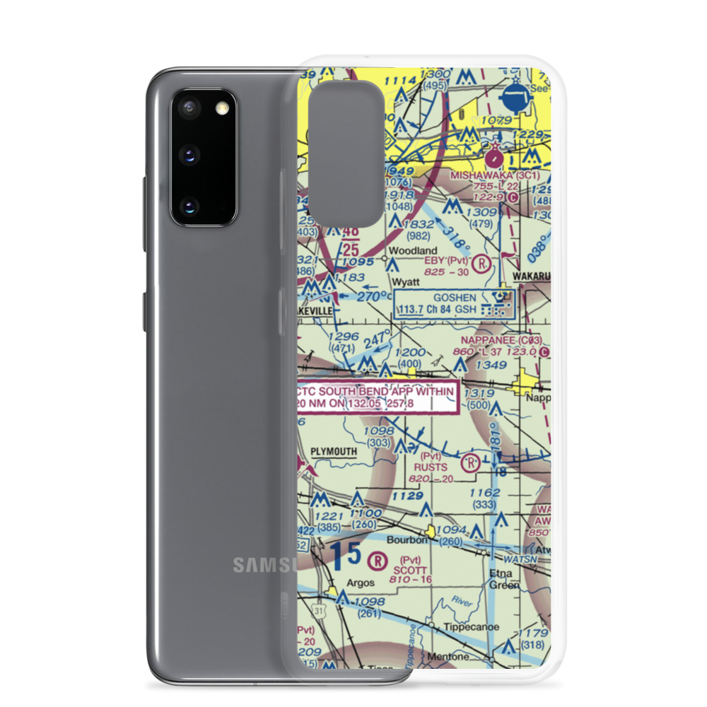 Creighton Airport (0II2) VFR Sectional Samsung Case Samsung Galaxy S20 model shown