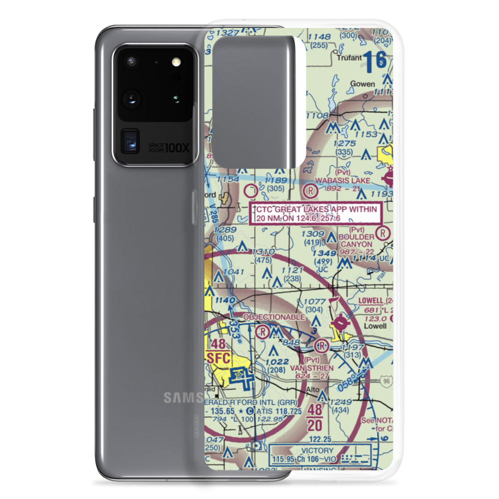 Cridler Airport (5MI3) VFR Sectional Samsung Case Samsung Galaxy S20 Ultra model shown