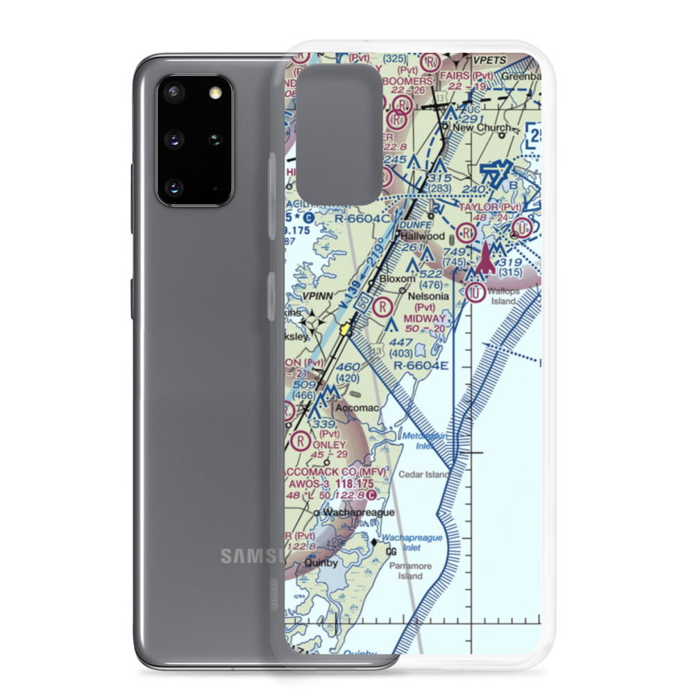 Crippen Creek Farm Airport (9VA3) VFR Sectional Samsung Case Samsung Galaxy S20 Plus model shown