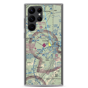 Crossville Memorial Whitson Field (CSV) VFR Sectional Samsung Case