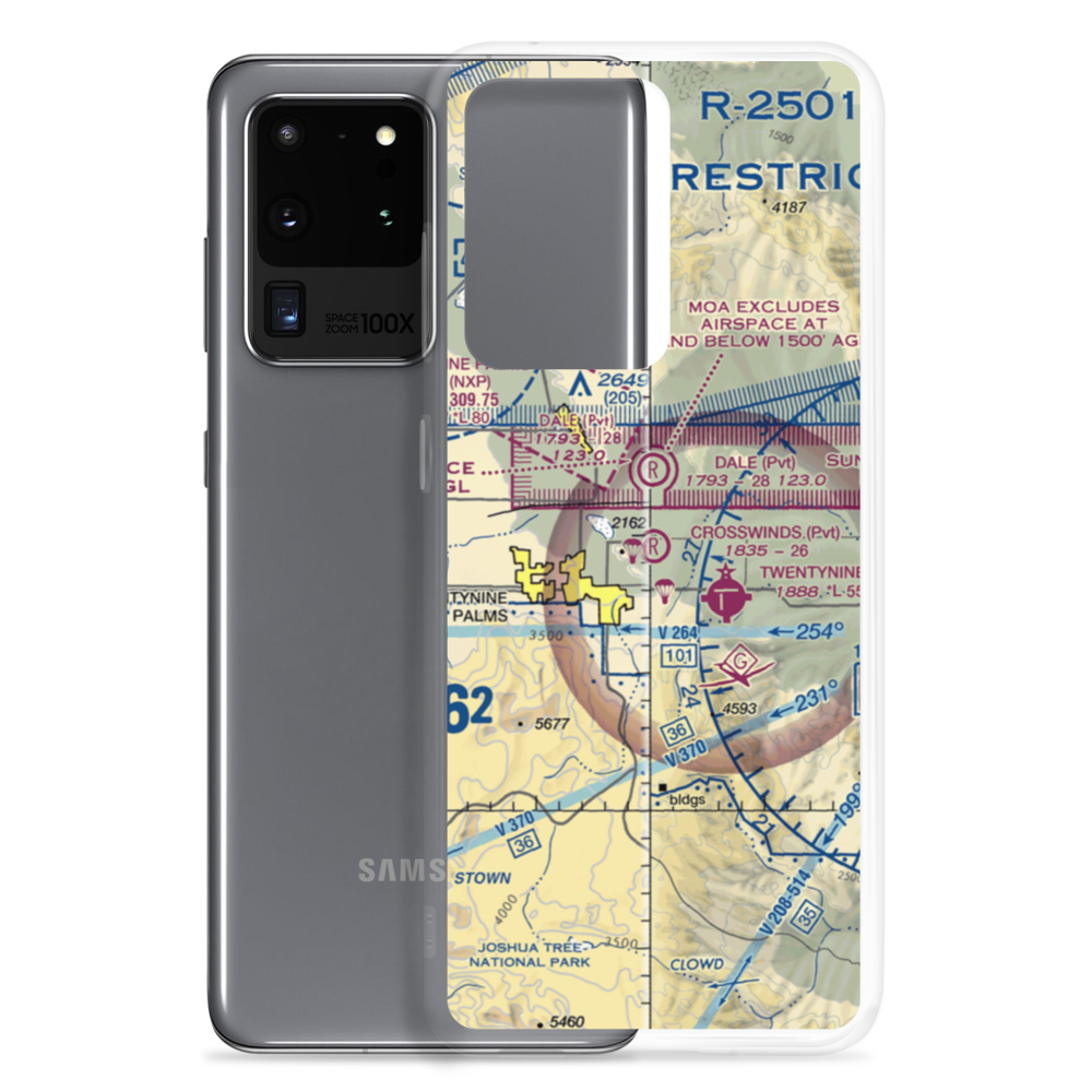 Crosswinds Airport (2CA3) VFR Sectional Samsung Case Samsung Galaxy S20 Ultra model shown