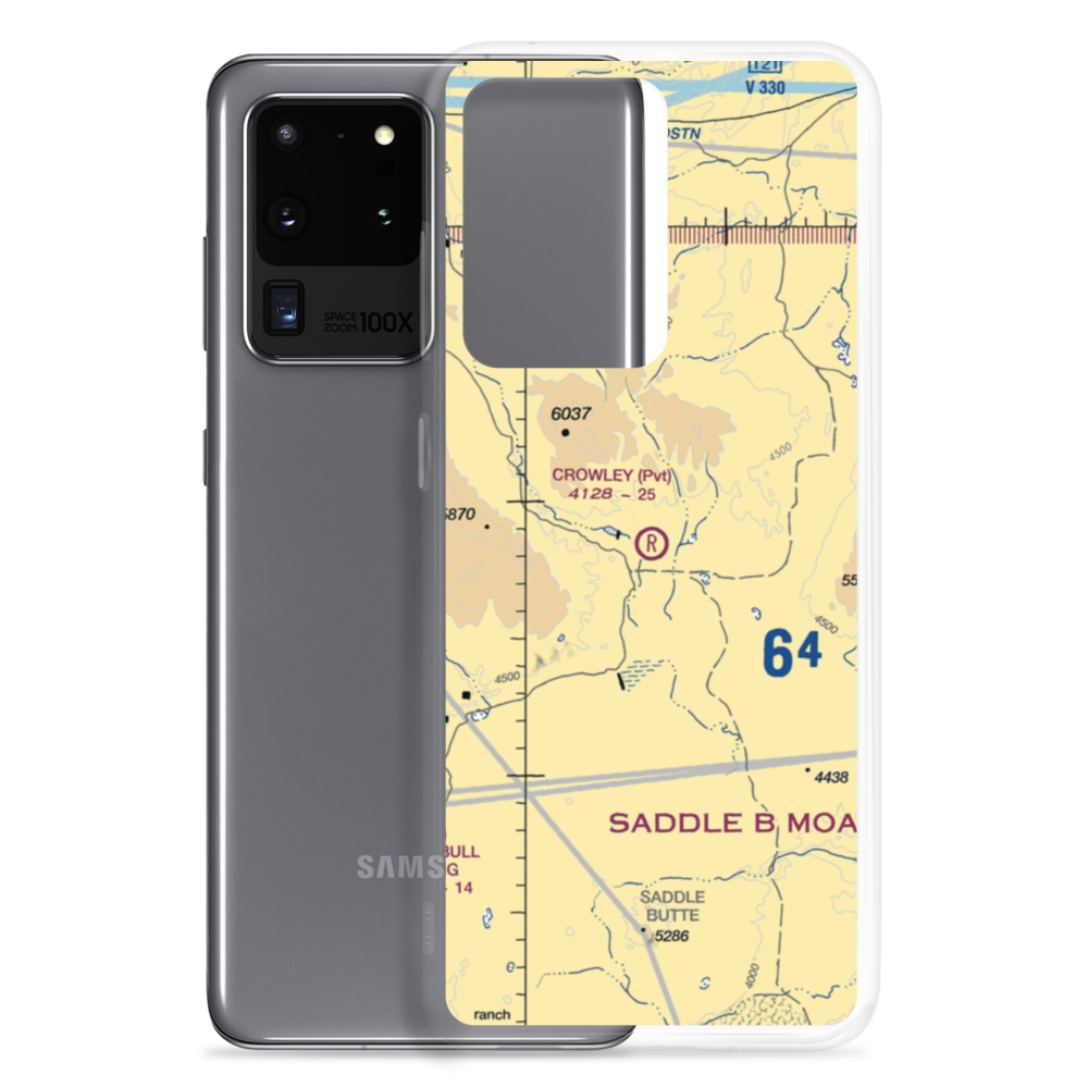 Crowley Ranch Airstrip (78OR) VFR Sectional Samsung Case Samsung Galaxy S20 Ultra model shown
