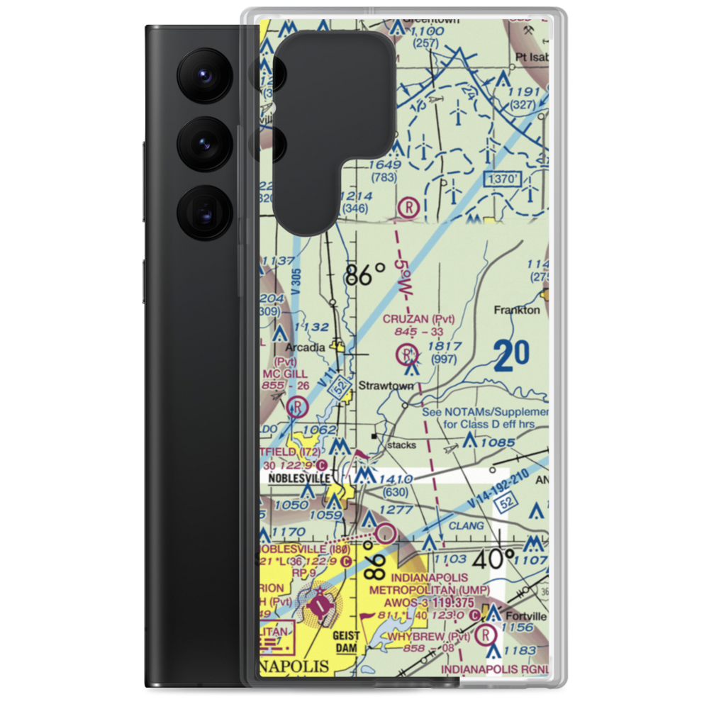 Cruzan Field (9II4) VFR Sectional Samsung Case Samsung Galaxy S22 Ultra model shown