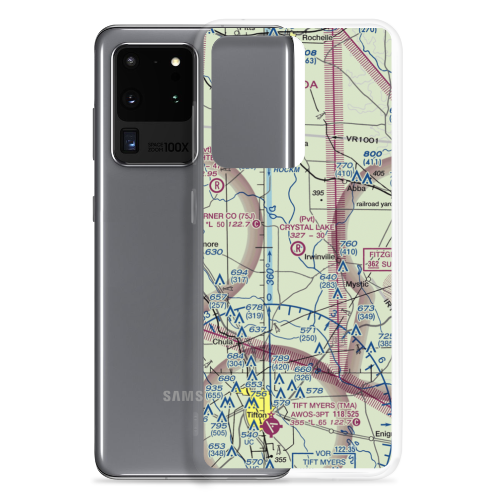 Crystal Lake Airpark (0GE1) VFR Sectional Samsung Case Samsung Galaxy S20 Ultra model shown