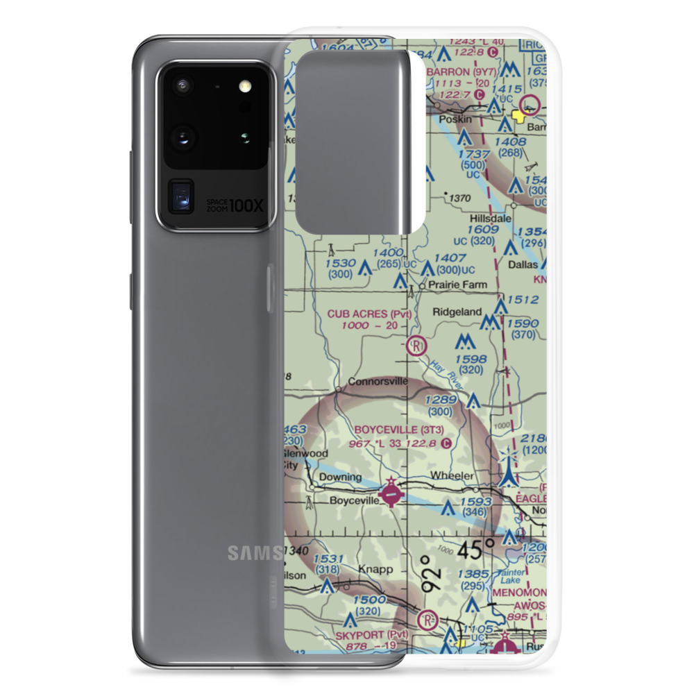 Cub Acres Airport (6WI0) VFR Sectional Samsung Case Samsung Galaxy S20 Ultra model shown