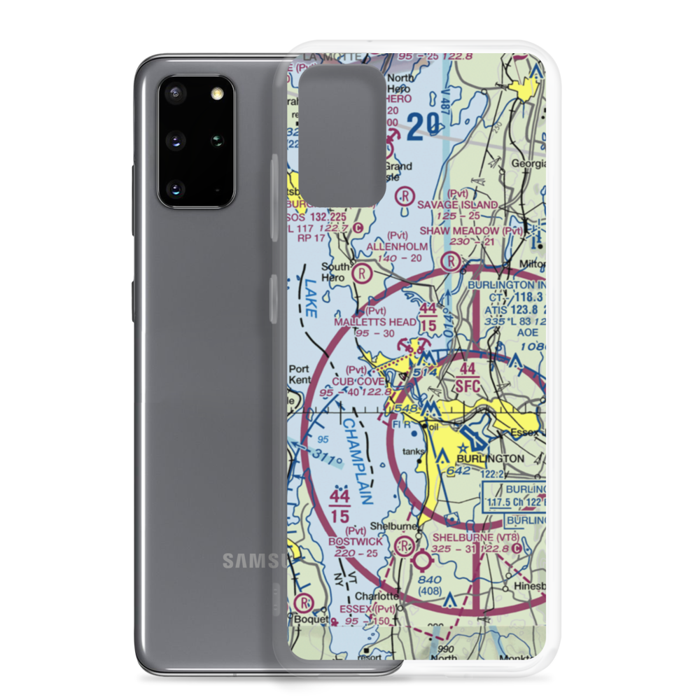 Cub Cove Seaplane Base (48VT) VFR Sectional Samsung Case Samsung Galaxy S20 Plus model shown