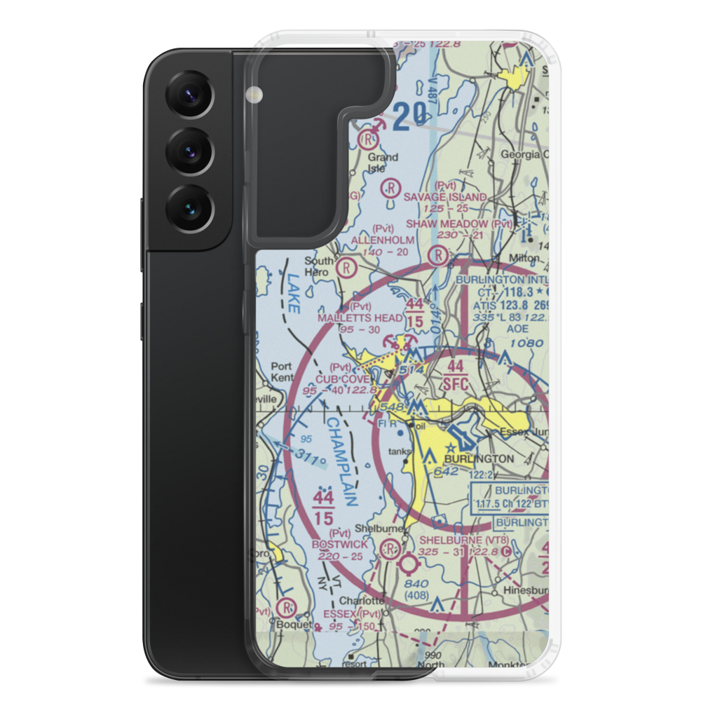 Cub Cove Seaplane Base (48VT) VFR Sectional Samsung Case Samsung Galaxy S22 Plus model shown