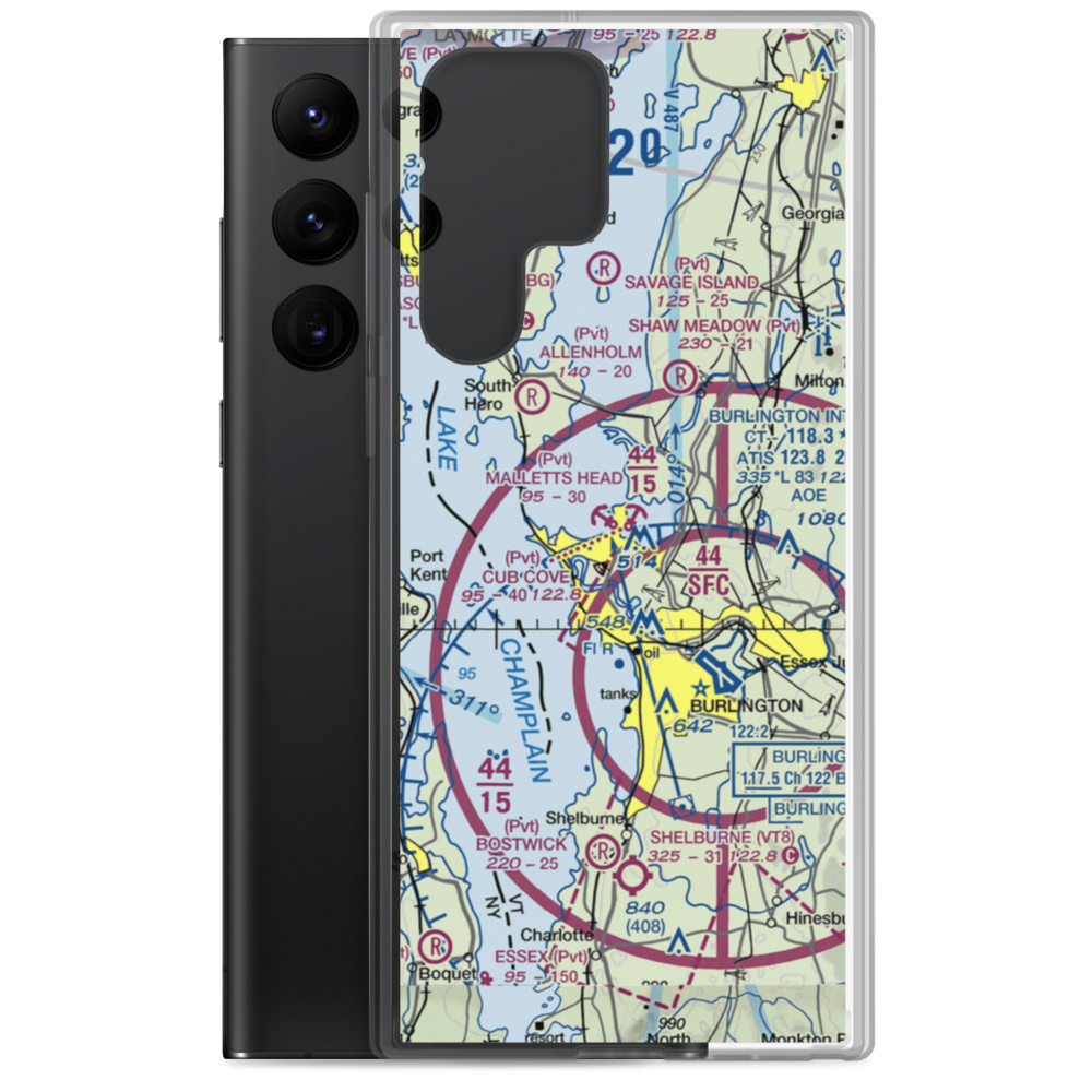 Cub Cove Seaplane Base (48VT) VFR Sectional Samsung Case Samsung Galaxy S22 Ultra model shown