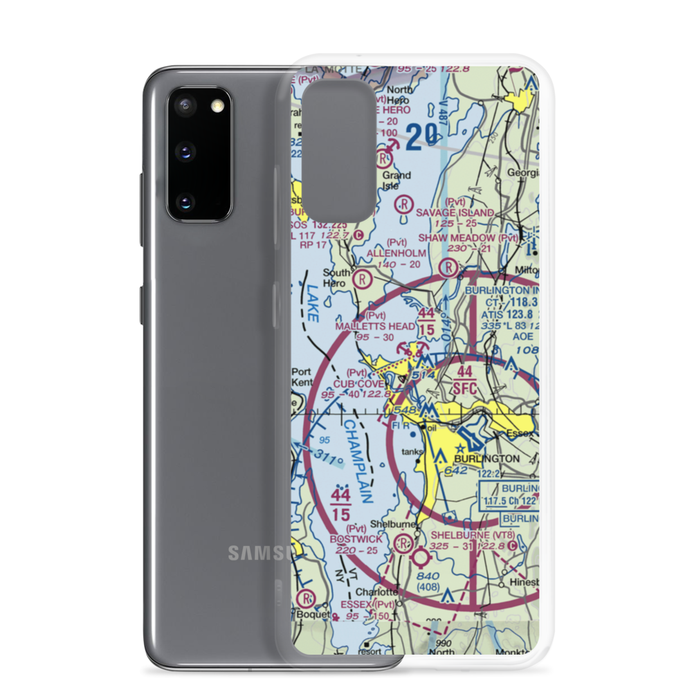 Cub Cove Seaplane Base (48VT) VFR Sectional Samsung Case Samsung Galaxy S20 model shown