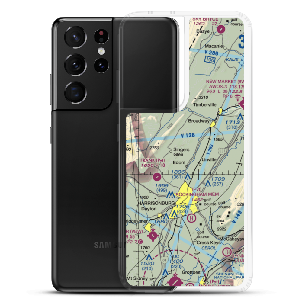 Cub Haven Airport (2VG3) VFR Sectional Samsung Case Samsung Galaxy S21 Ultra model shown