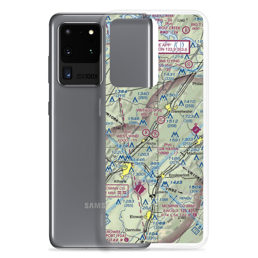 Cub Haven Airport (TN30) VFR Sectional Samsung Case Samsung Galaxy S20 Ultra model shown