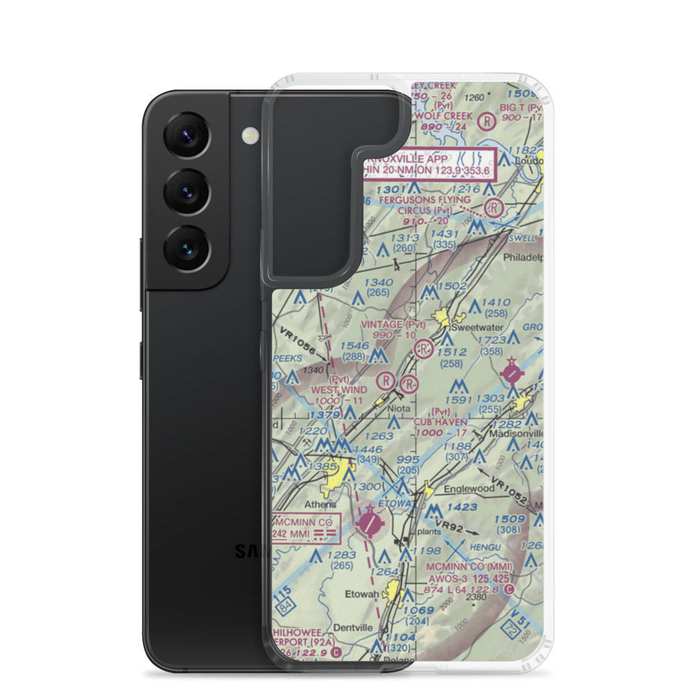 Cub Haven Airport (TN30) VFR Sectional Samsung Case Samsung Galaxy S22 model shown