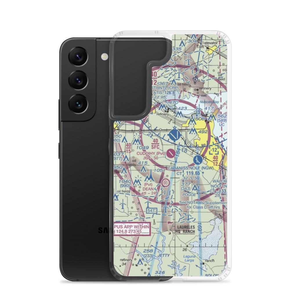 Cuddihy Field (07TE) VFR Sectional Samsung Case Samsung Galaxy S22 model shown