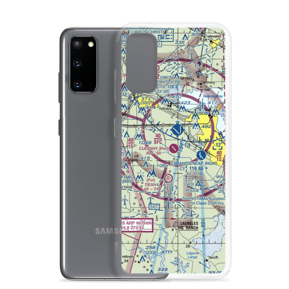 Cuddihy Field (07TE) VFR Sectional Samsung Case Samsung Galaxy S20 model shown