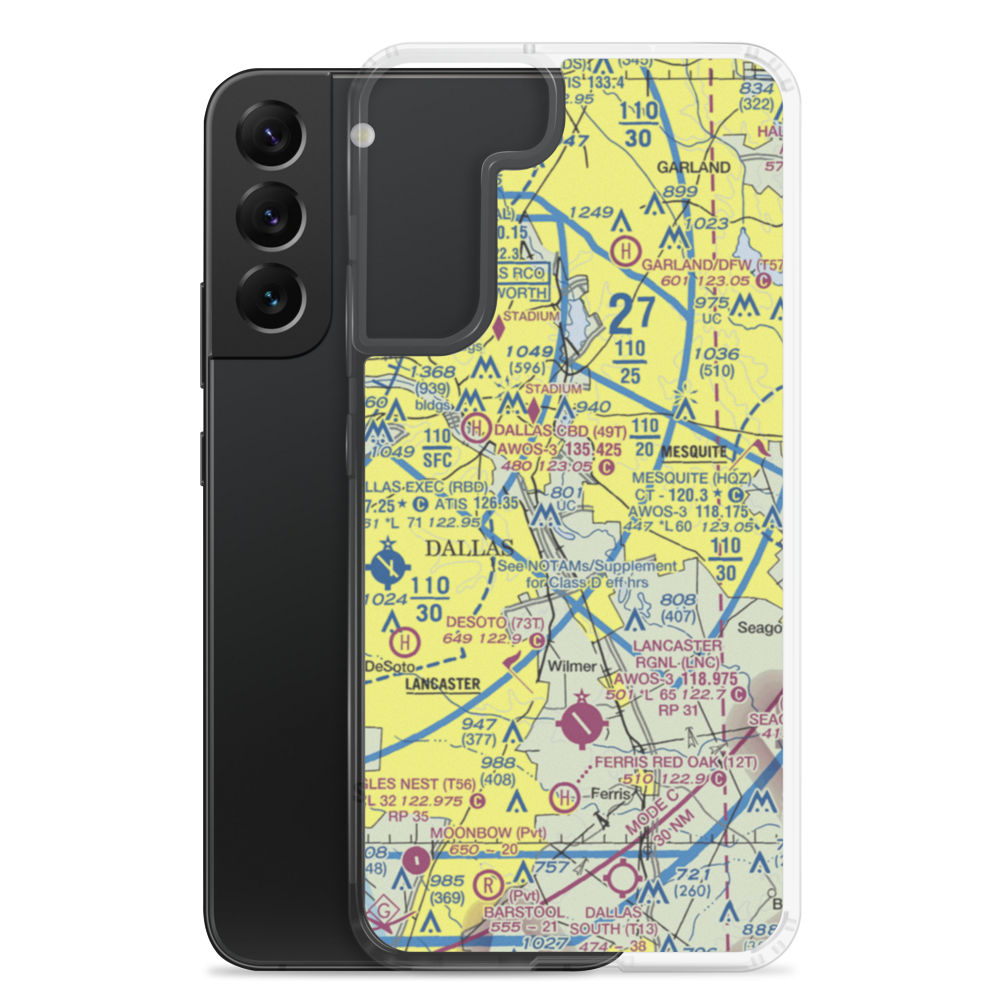 Culp Airport (6TA3) VFR Sectional Samsung Case Samsung Galaxy S22 Plus model shown
