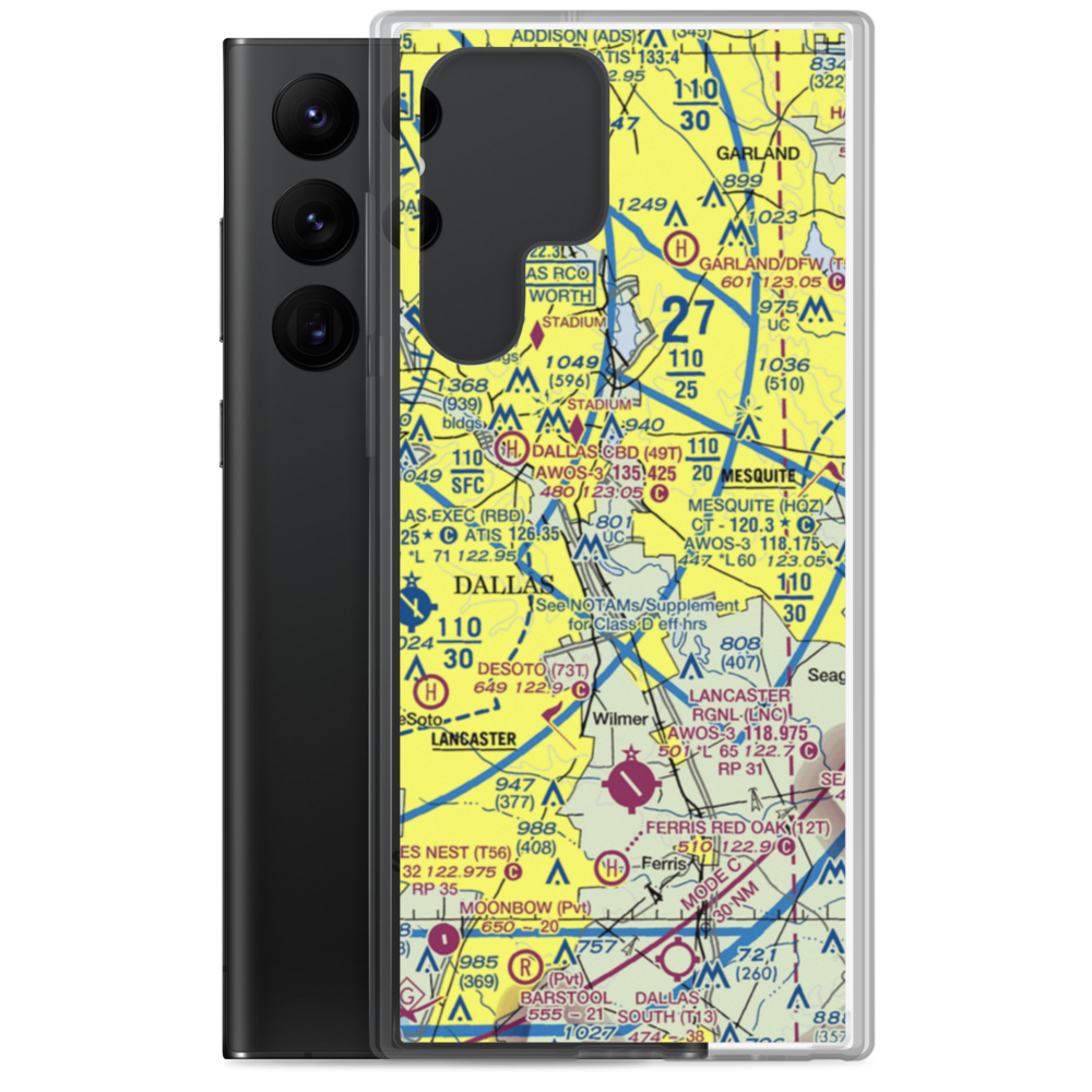 Culp Airport (6TA3) VFR Sectional Samsung Case Samsung Galaxy S22 Ultra model shown