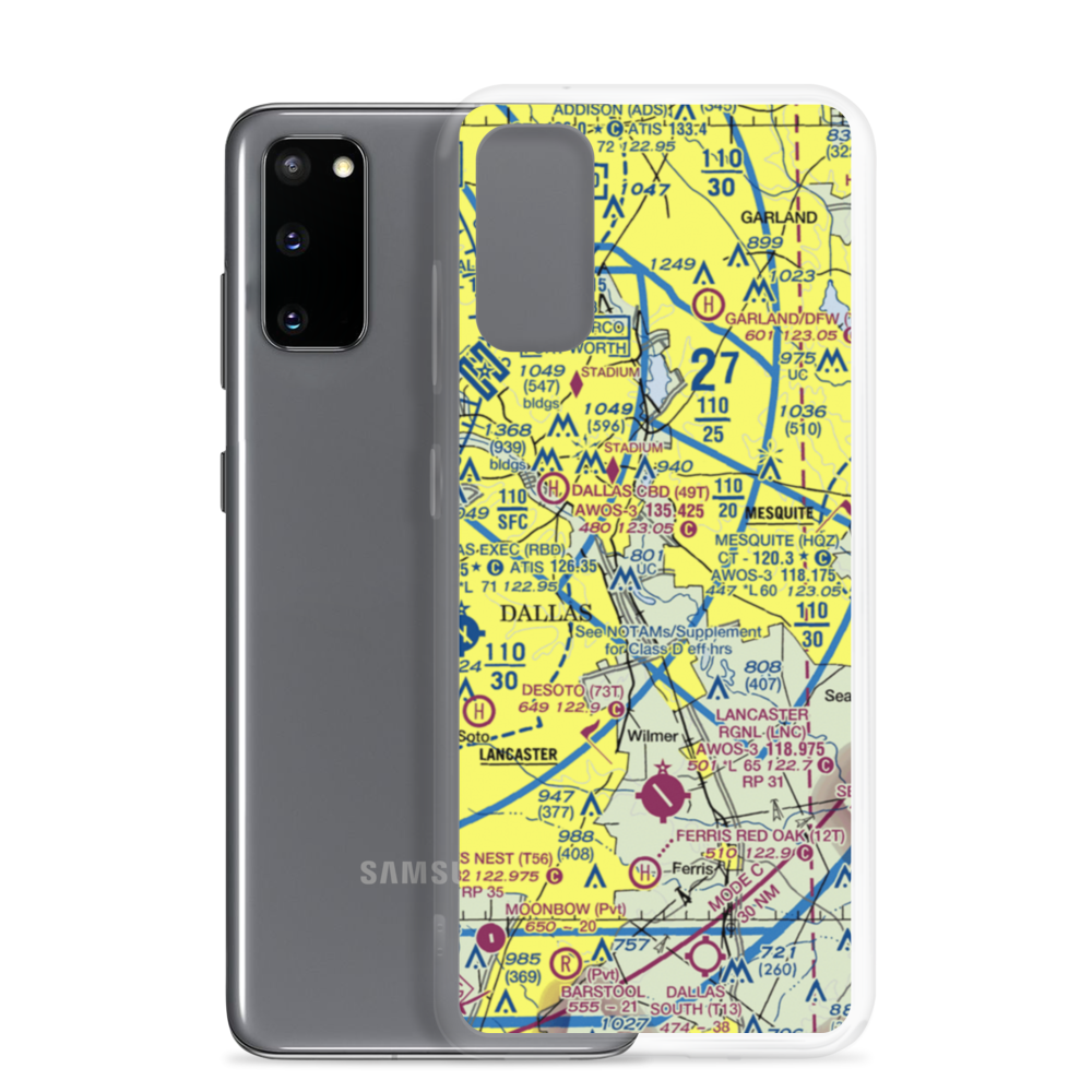 Culp Airport (6TA3) VFR Sectional Samsung Case Samsung Galaxy S20 model shown