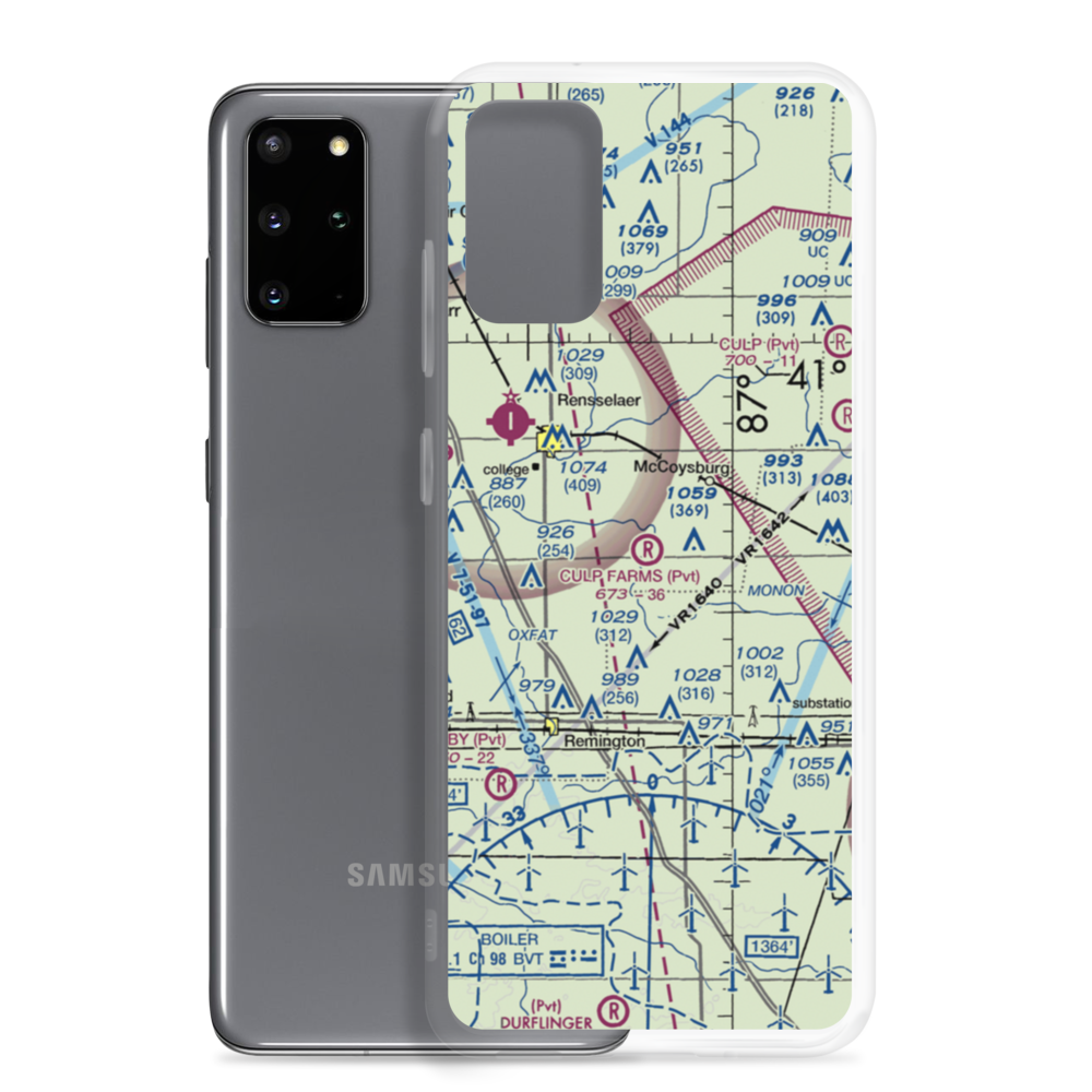 Culp Farms Airport (4IN8) VFR Sectional Samsung Case Samsung Galaxy S20 Plus model shown