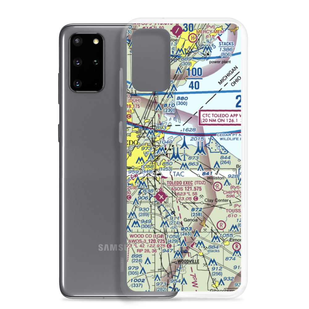 Culver Field (50OH) VFR Sectional Samsung Case Samsung Galaxy S20 Plus model shown