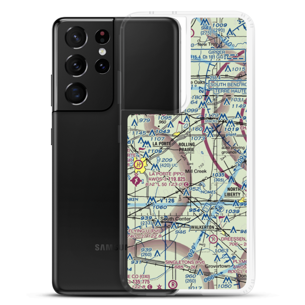 Cummings Field (45II) VFR Sectional Samsung Case Samsung Galaxy S21 Ultra model shown