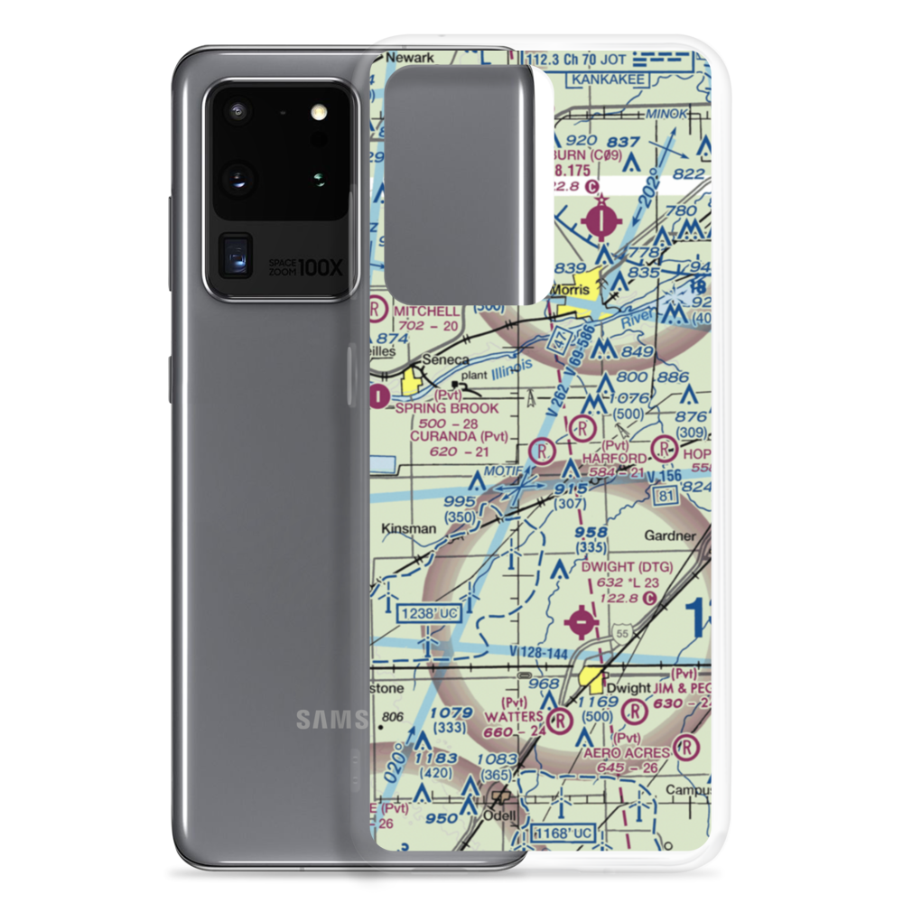 Curanda Airport (LL39) VFR Sectional Samsung Case Samsung Galaxy S20 Ultra model shown