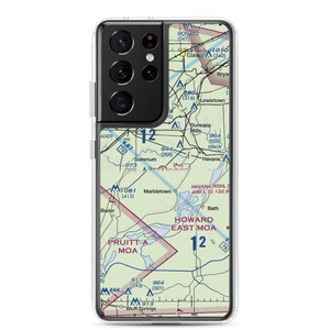 Curless Airport (IS08) VFR Sectional Samsung Case