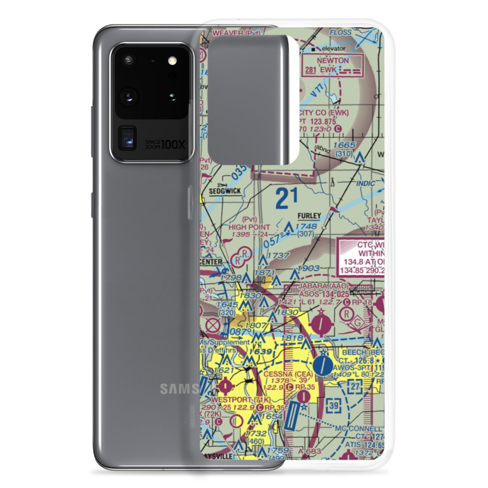 Curtis Airport (SN16) VFR Sectional Samsung Case Samsung Galaxy S20 Ultra model shown