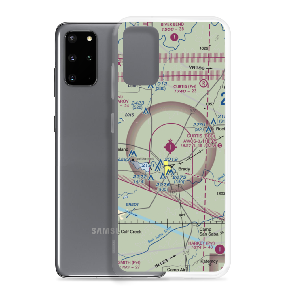 Curtis Field (BBD) VFR Sectional Samsung Case Samsung Galaxy S20 Plus model shown