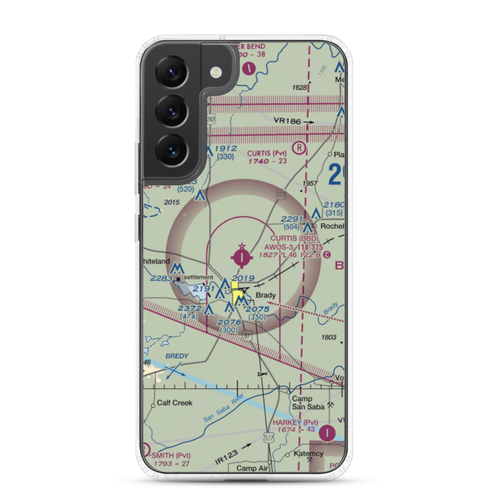 Curtis Field (BBD) VFR Sectional Samsung Case Samsung Galaxy S22 Plus model shown