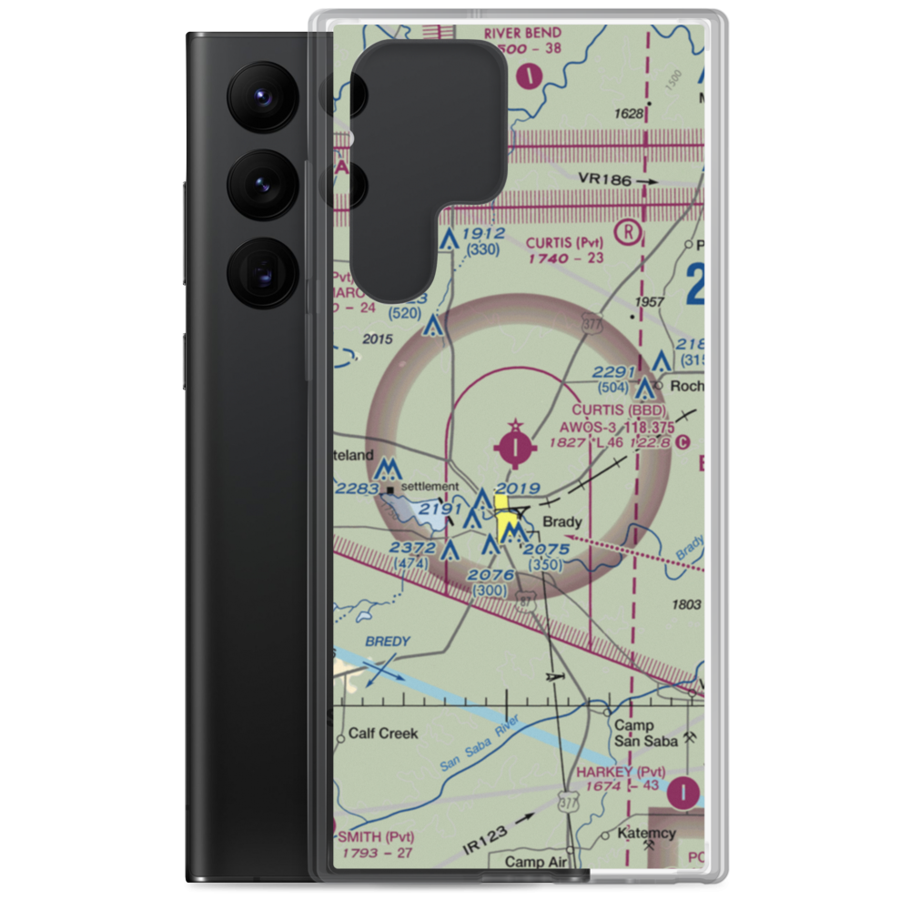 Curtis Field (BBD) VFR Sectional Samsung Case Samsung Galaxy S22 Ultra model shown