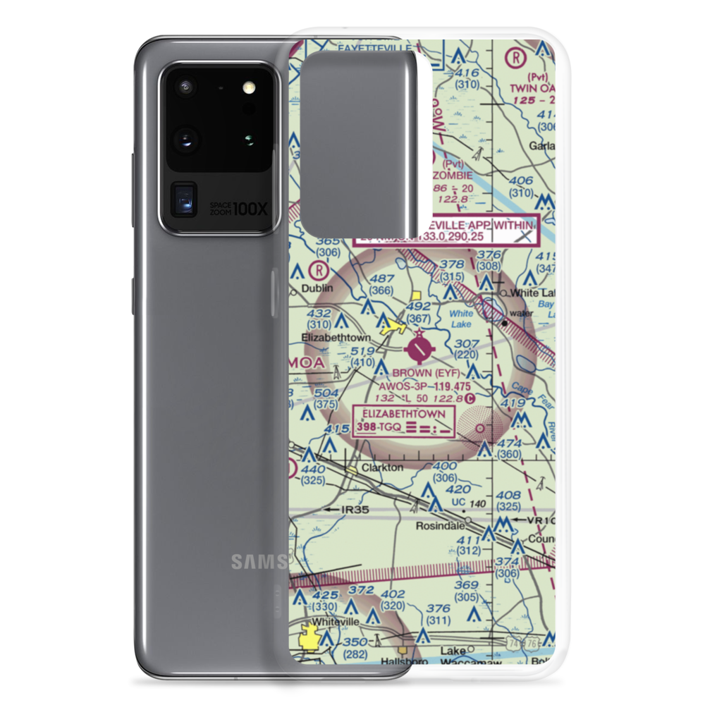 Curtis L Brown Jr Field (EYF) VFR Sectional Samsung Case Samsung Galaxy S20 Ultra model shown