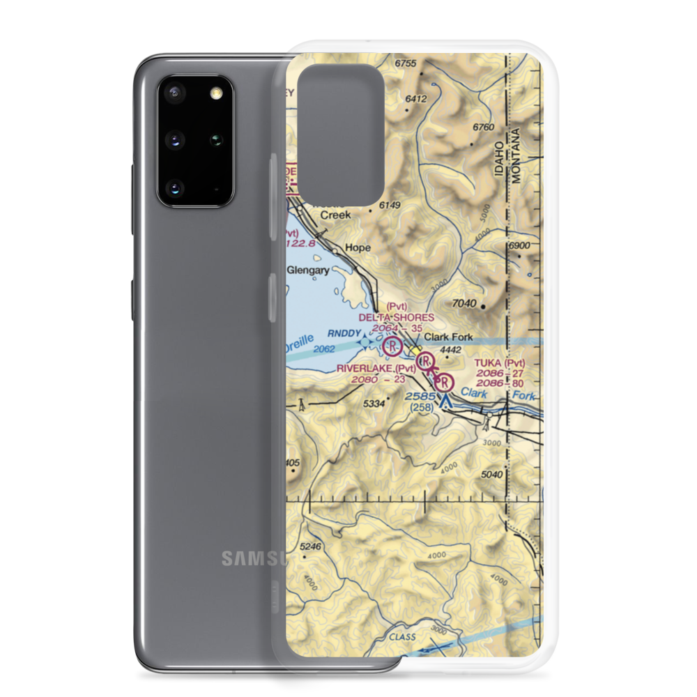 Cx Ranch Nr 2 Airport (ID78) VFR Sectional Samsung Case Samsung Galaxy S20 Plus model shown