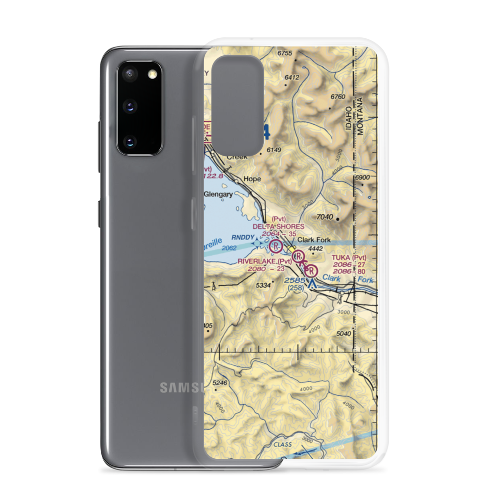 Cx Ranch Nr 2 Airport (ID78) VFR Sectional Samsung Case Samsung Galaxy S20 model shown