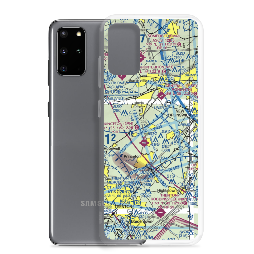 Cyber Density Balloon Spot Balloonport (35JY) VFR Sectional Samsung Case Samsung Galaxy S20 Plus model shown