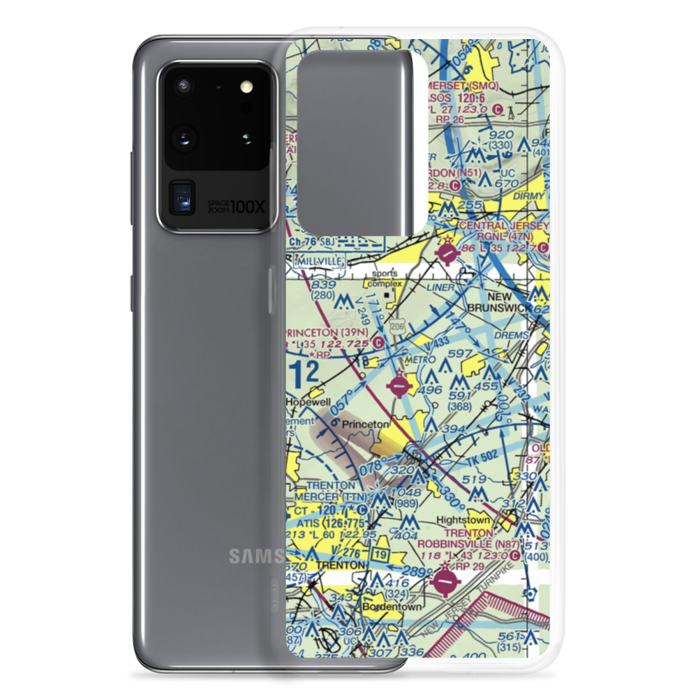 Cyber Density Balloon Spot Balloonport (35JY) VFR Sectional Samsung Case Samsung Galaxy S20 Ultra model shown