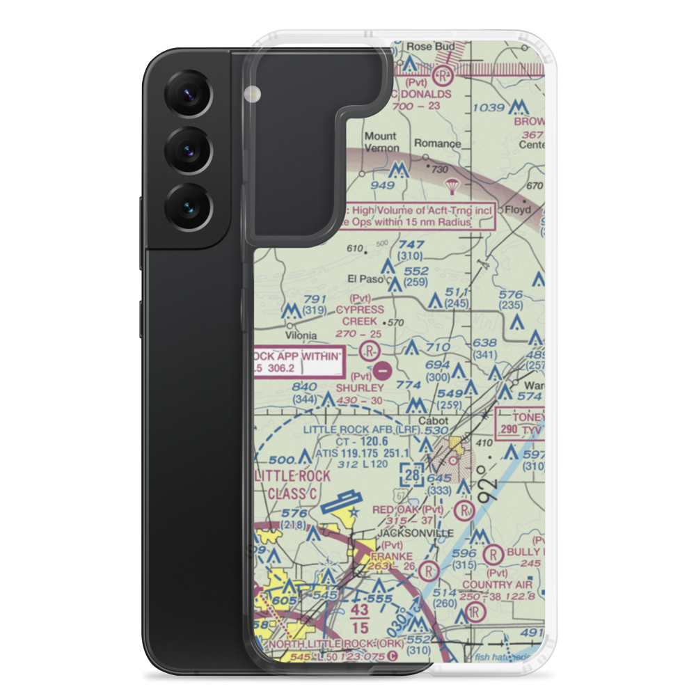 Cypress Creek Airport (3AR3) VFR Sectional Samsung Case Samsung Galaxy S22 Plus model shown