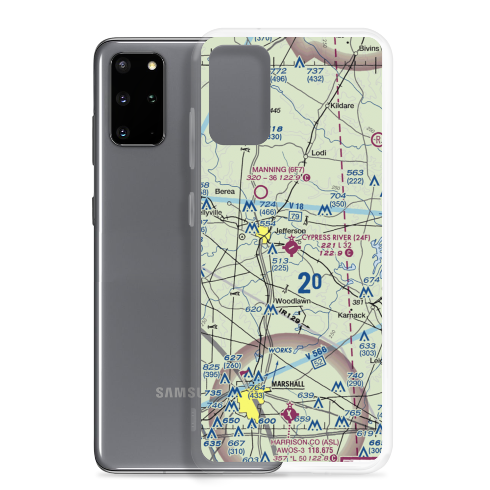 Cypress River Airport (24F) VFR Sectional Samsung Case Samsung Galaxy S20 Plus model shown