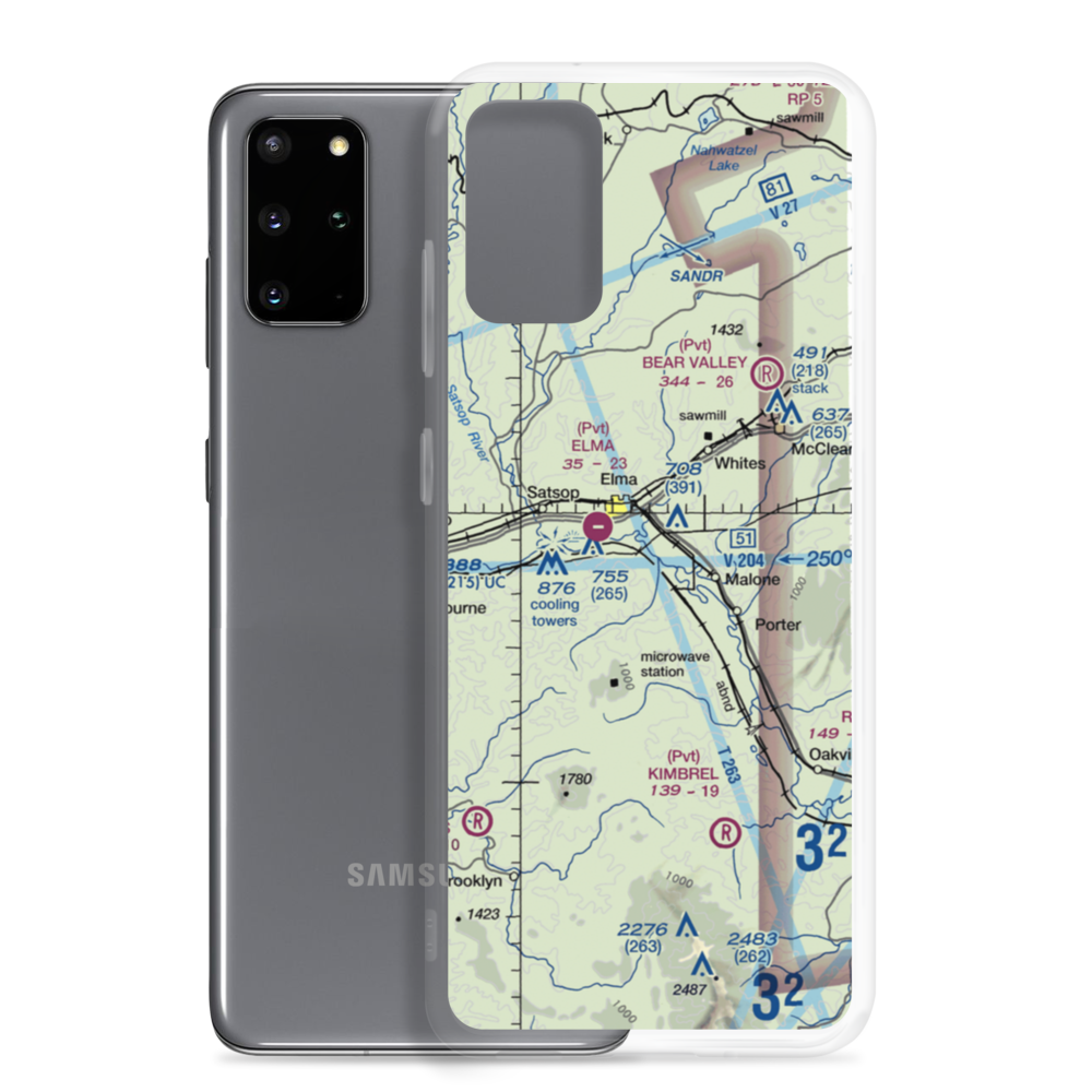 D and B Airpark (84WA) VFR Sectional Samsung Case Samsung Galaxy S20 Plus model shown