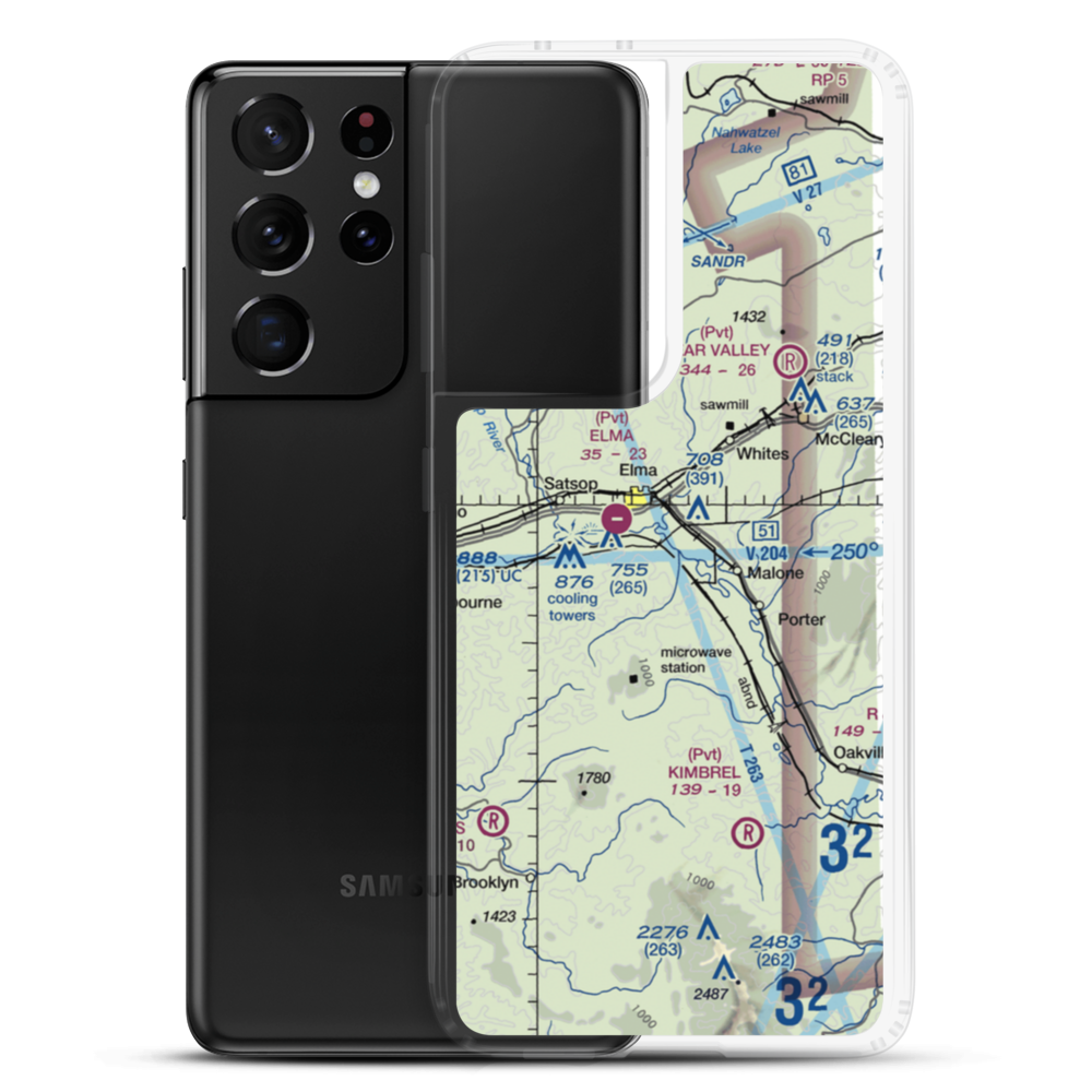 D and B Airpark (84WA) VFR Sectional Samsung Case Samsung Galaxy S21 Ultra model shown