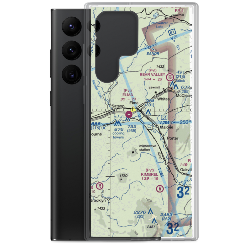 D and B Airpark (84WA) VFR Sectional Samsung Case Samsung Galaxy S22 Ultra model shown
