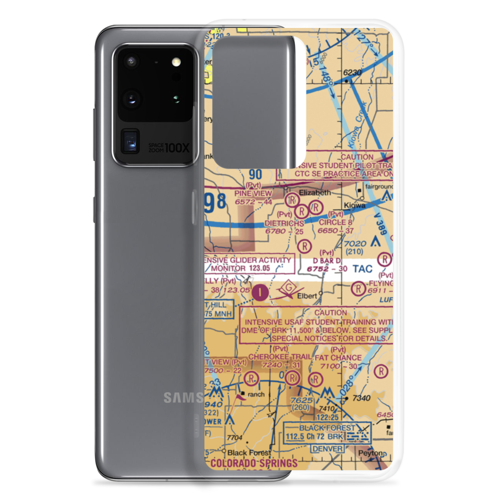 D Bar D Airport (9CO6) VFR Sectional Samsung Case Samsung Galaxy S20 Ultra model shown