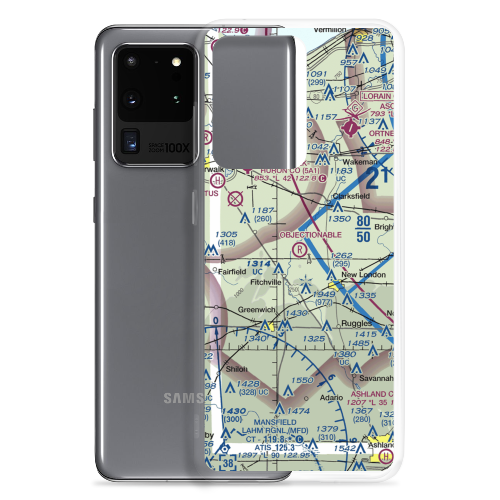 D. A. Chandler Airport (OI42) VFR Sectional Samsung Case Samsung Galaxy S20 Ultra model shown