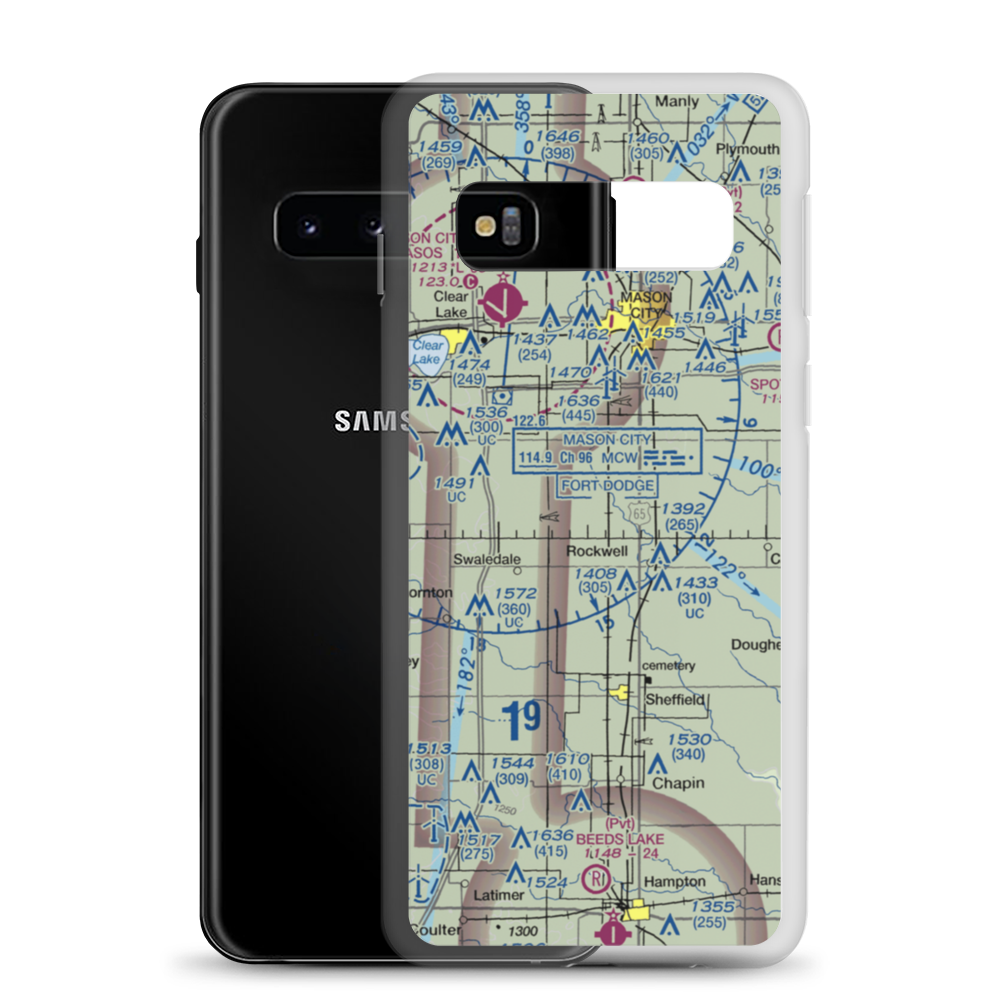Dad's Field (IA33) VFR Sectional Samsung Case Samsung Galaxy S10 model shown
