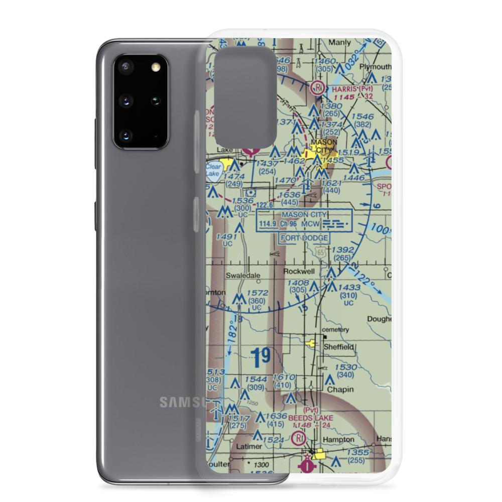 Dad's Field (IA33) VFR Sectional Samsung Case Samsung Galaxy S20 Plus model shown