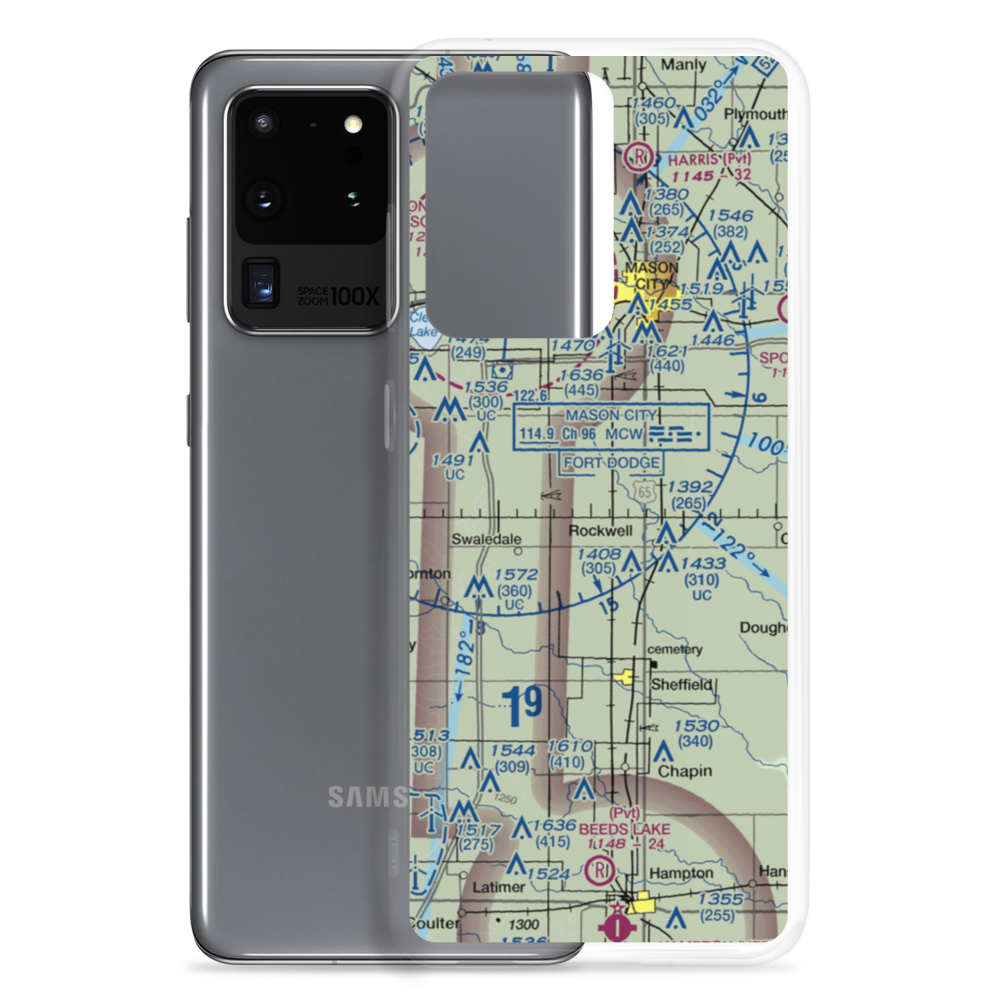 Dad's Field (IA33) VFR Sectional Samsung Case Samsung Galaxy S20 Ultra model shown