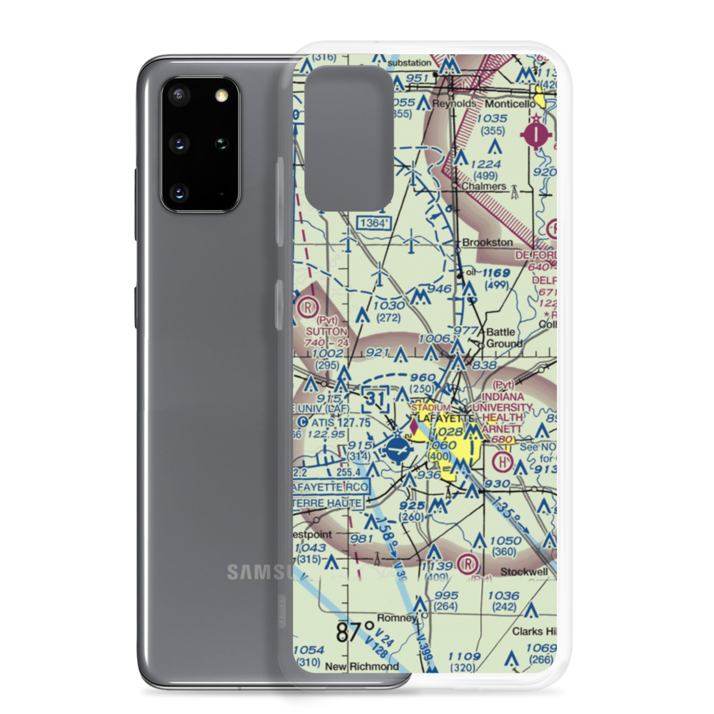 Dahnke Airport (51IN) VFR Sectional Samsung Case Samsung Galaxy S20 Plus model shown